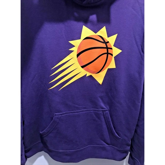 Fanatics Phoenix Suns Hoodie Pullover Sweatshirt Pockets Mens Size XL Purple - Picture 5 of 8